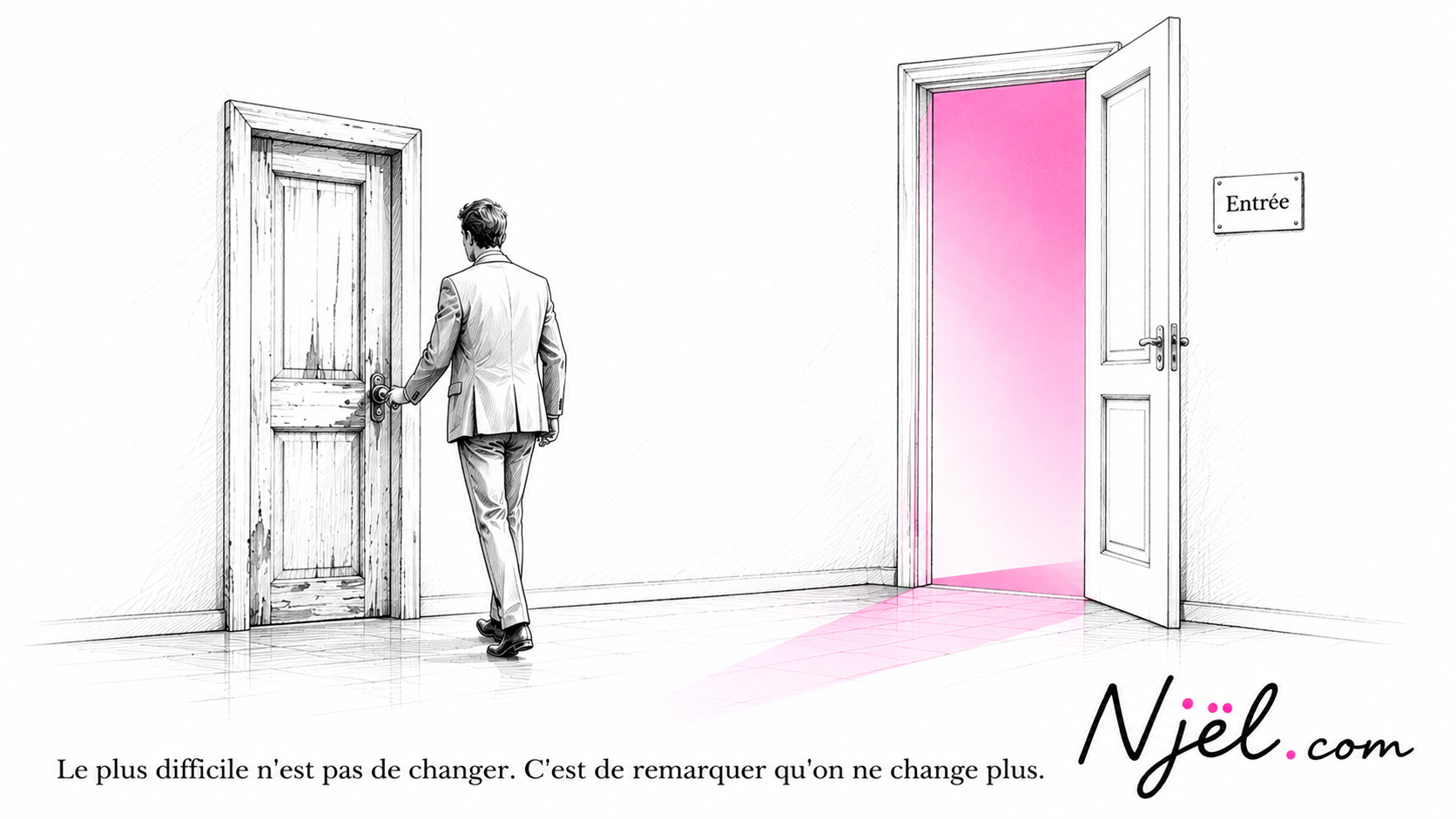 Une porte ouverte reste invisible à une personne guidée par l'habitude.